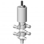 Fractional divert valve DCX4FRACT LT single sealing body with Sorio control top