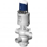 Mixproof valve VDCI MC PMO-c with double independent plugs with Sorio control top